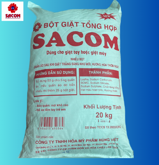 BỘT GIẶT TỔNG HỢP SACOM 20KG